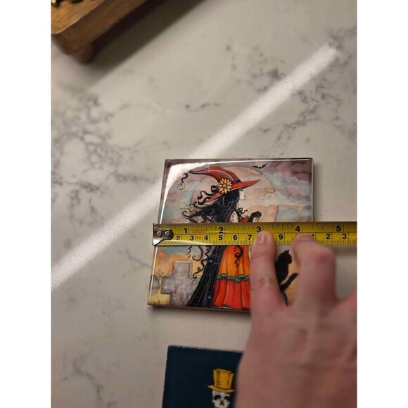 Halloween tile coasters 2 - Picture 5 of 7